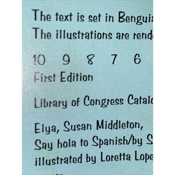 Say Hola to Spanish, Otra Vez (Again!) by Susan Middleton Elya 1st edition pb - Picture 6 of 8